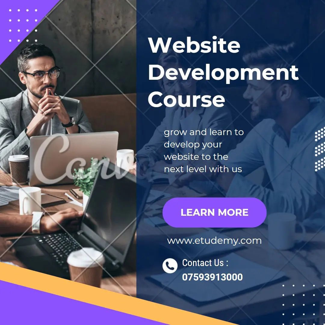 website development advertisement